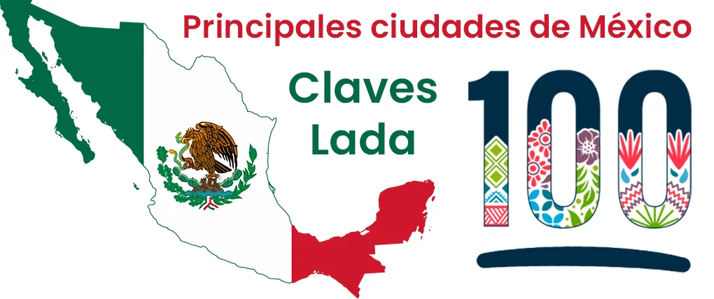 Claves lada de las 100 principales ciudades de méxico